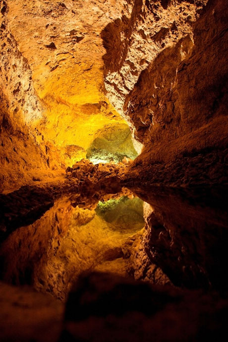 Cueva de Los Verdes Lanzarote Insel foto